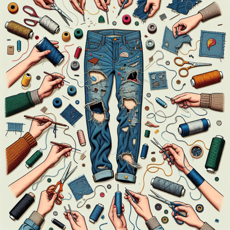 Denim Revival: Creative Ways to Repair Holes in Jeans