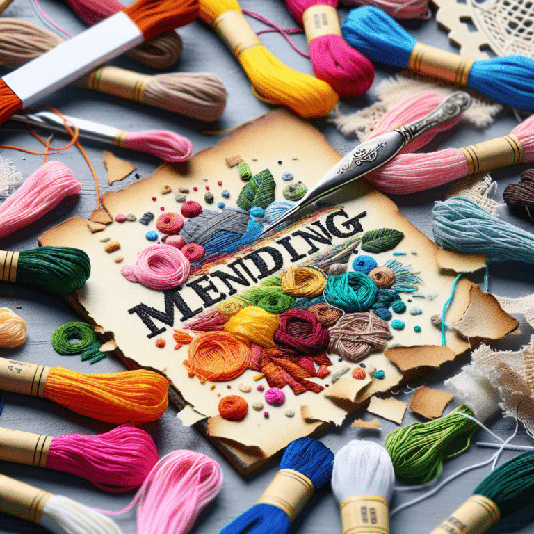 Embroidery Floss: The Thread of Choice for Visible Mending