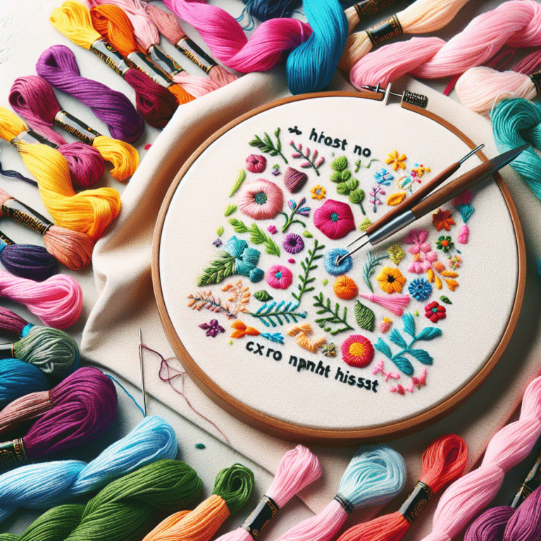 Embroidery Floss: The Thread of Choice for Visible Mending