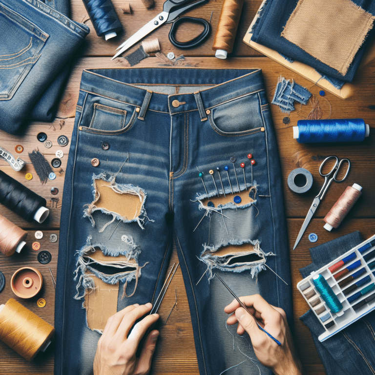 How to Fix Ripped Jeans Like a Pro