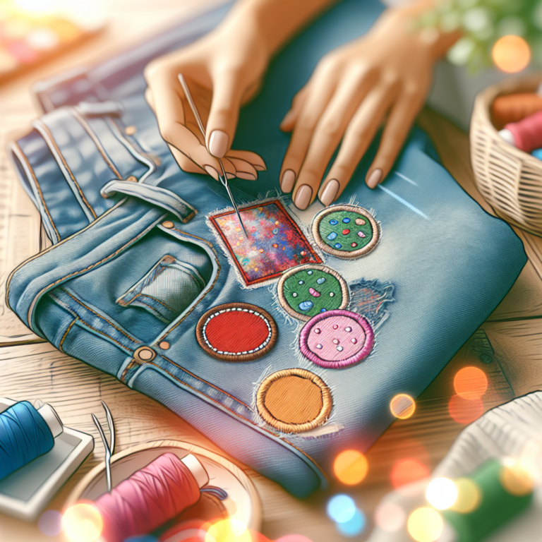 How to Repair Jeans with Decorative Patches