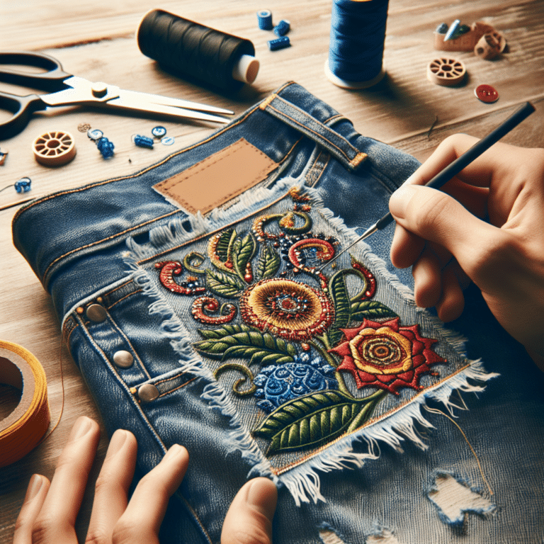  "Embellish and Repair: Decorative Patches for Jeans