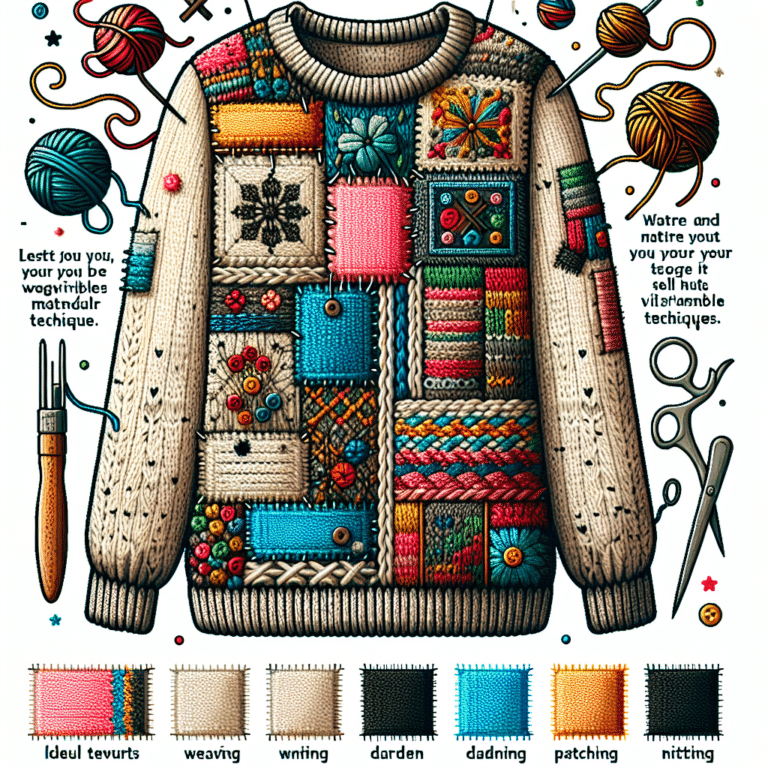 Visible Mending Techniques for Sweaters and Knits