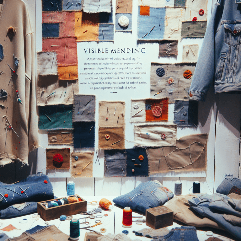 Visible Mending Design: An Artful Approach to Clothing Repair