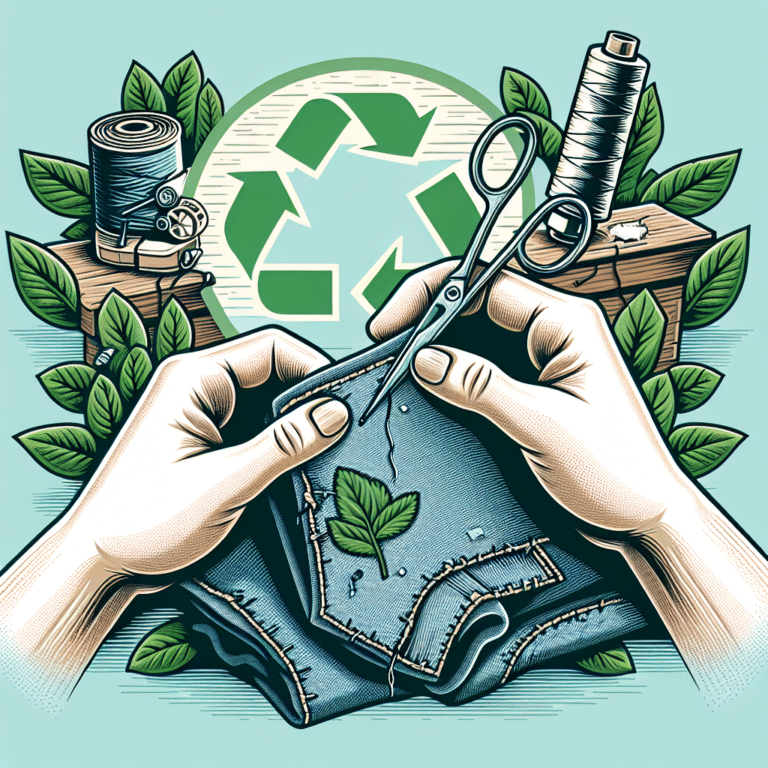 Environmentally Conscious Approaches to Patching Old Clothes