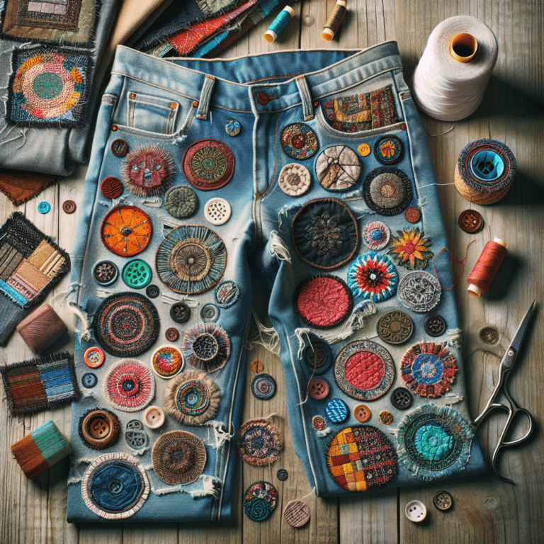 Recycled Fabric: A Clever Solution for Mending Jeans