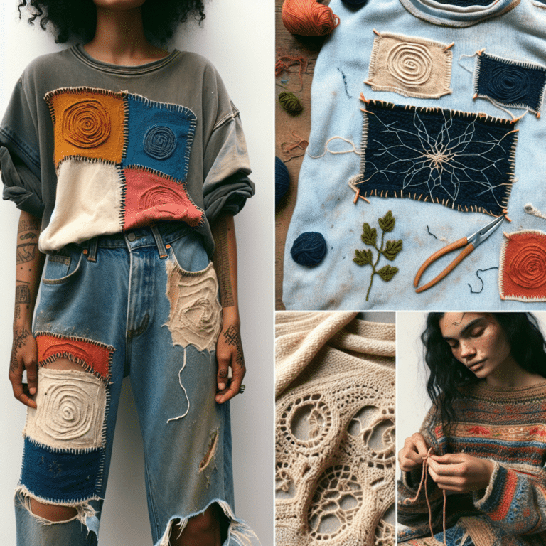Visible Mending Design Ideas for the Sustainable Fashionista