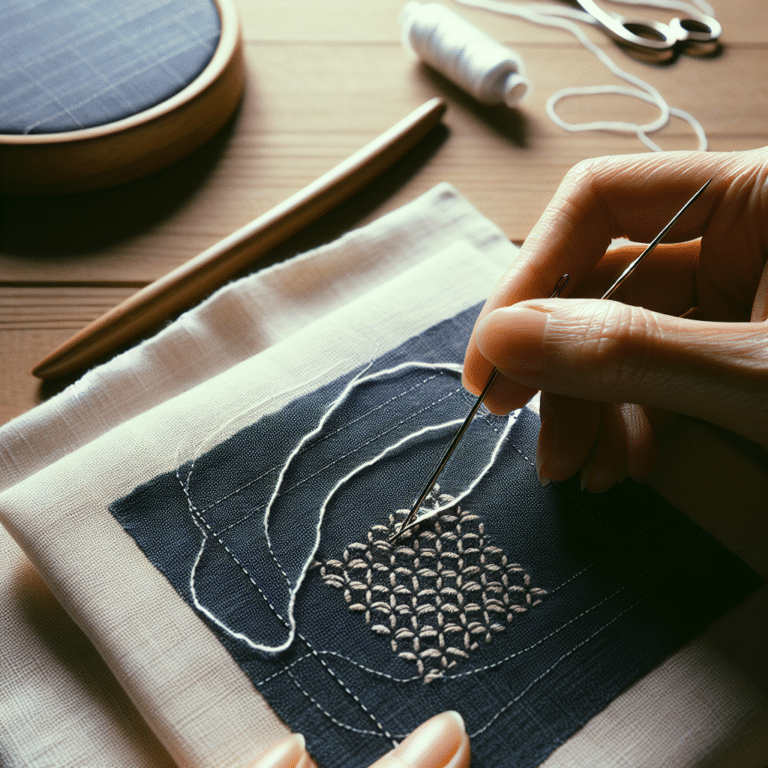 Your First Step-by-Step Guide to Sashiko Stitching