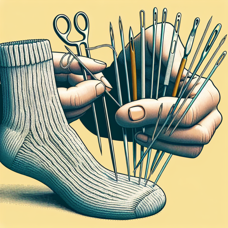 Choosing the Best Needles for Darning Wool Socks
