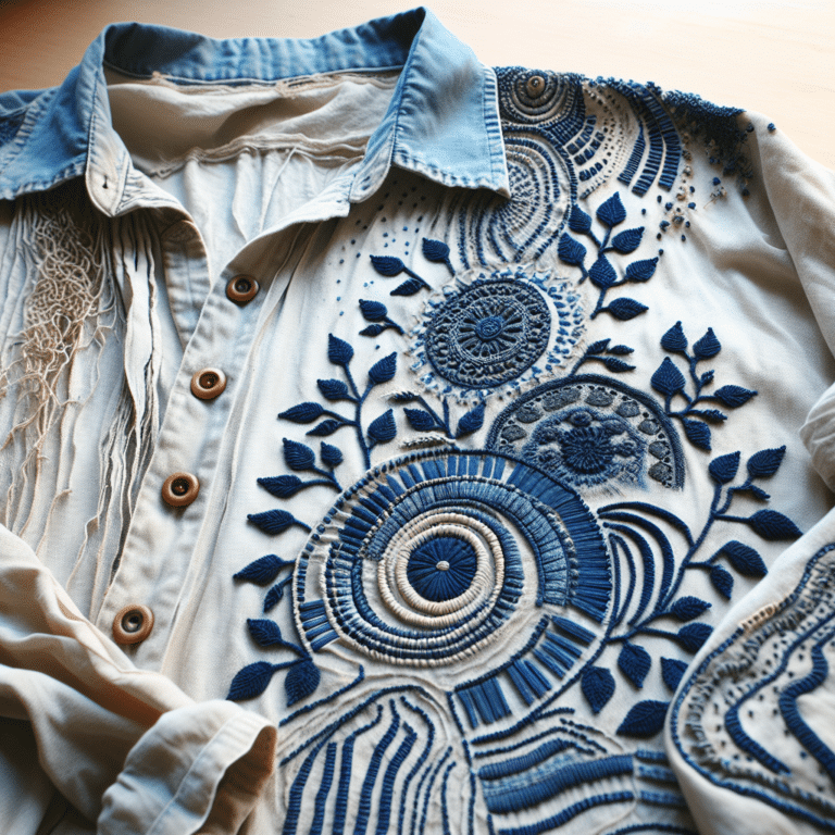 Reviving Your Worn-out Shirts with Sashiko Stitching