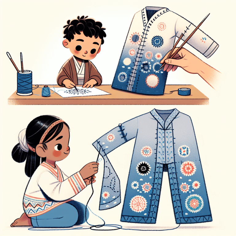Turn Holes into Art: Sashiko Stitching Tutorial for Kids' Clothes