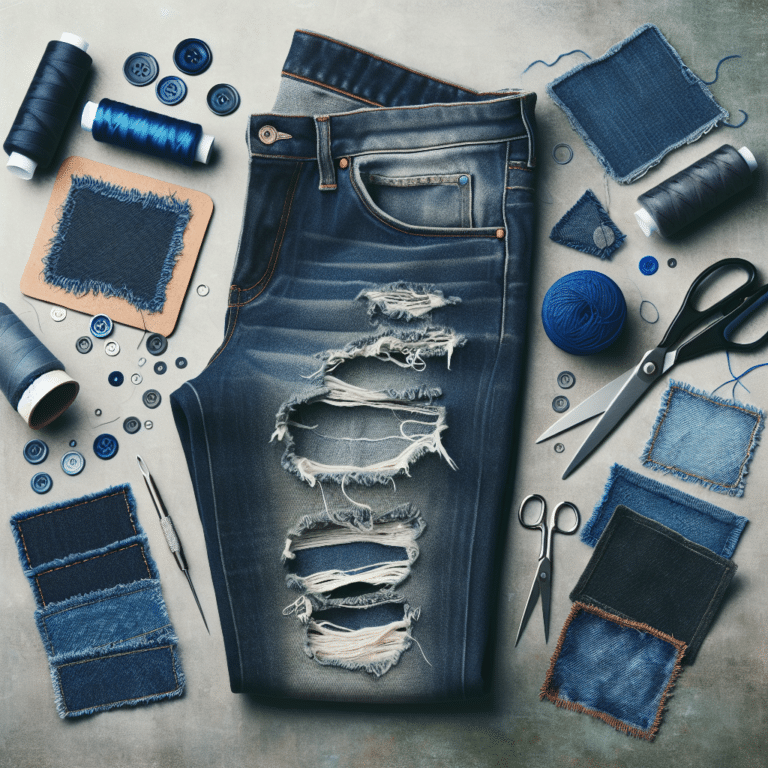 Repairing Holes in Jeans: A Guide for Beginners