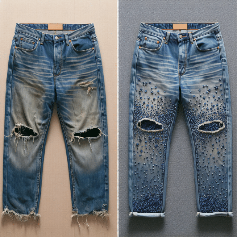 Revive Your Old Denim with Sashiko Stitching
