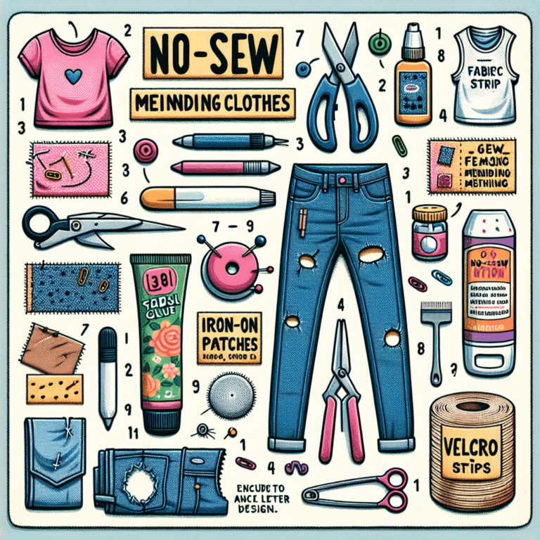 No-Sew Methods: Mending Clothes without a Sewing Machine