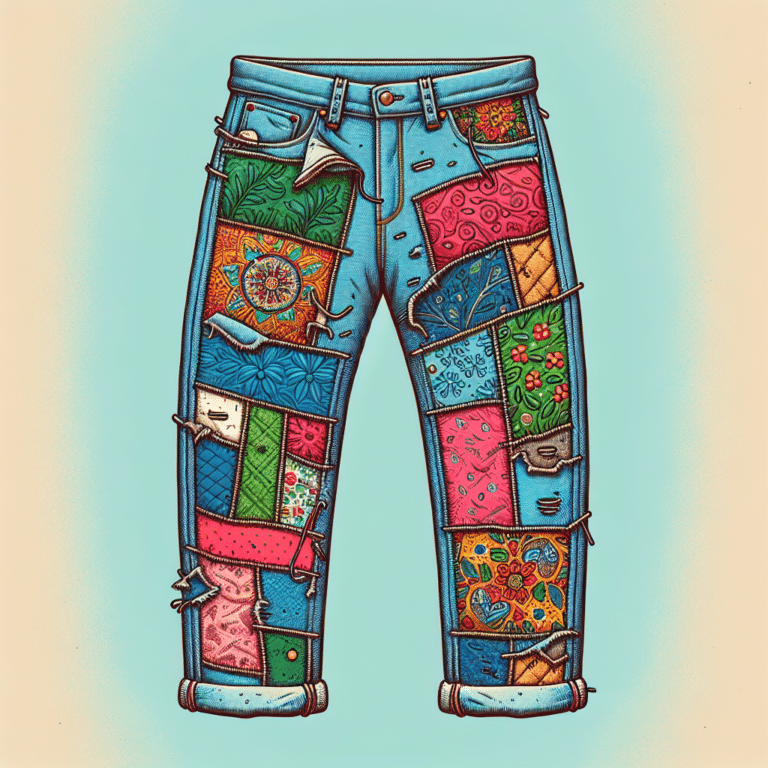 Recycled Fabric: A Clever Solution for Mending Jeans