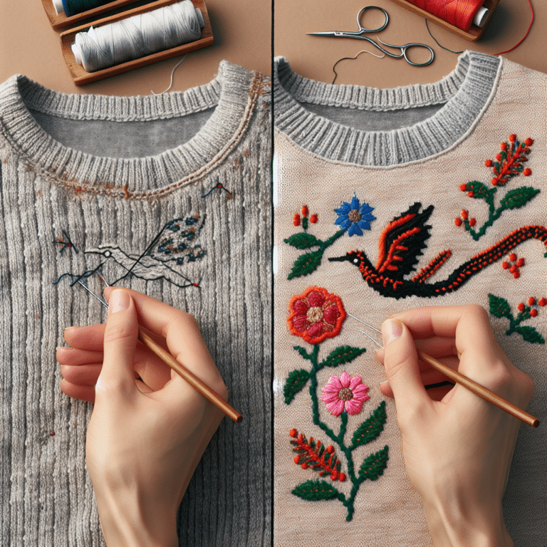 Revamp Your Sweaters: A Sashiko Stitching Tutorial