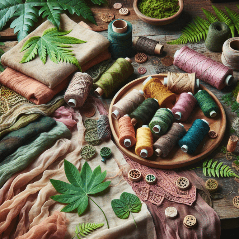 Eco-Friendly Threads for Visible Mending