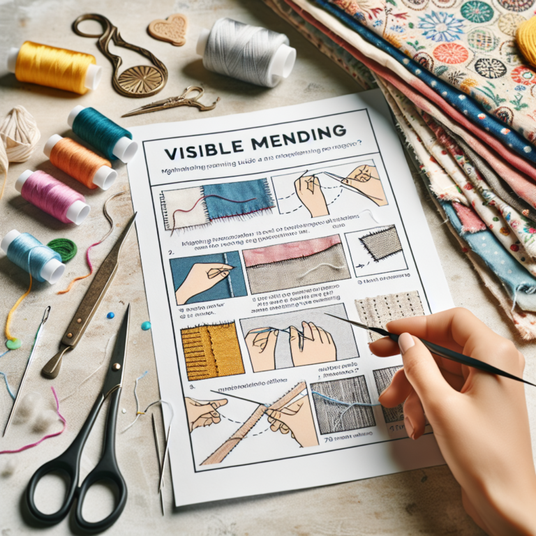  "Visible Mending for Beginners: Step-by-Step Tutorial