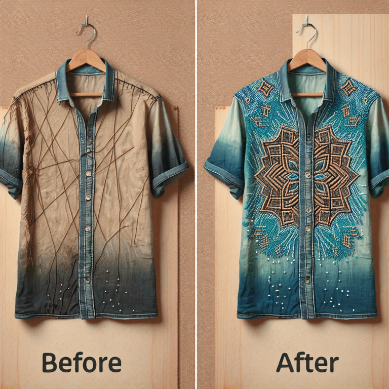 Reviving Your Worn-out Shirts with Sashiko Stitching