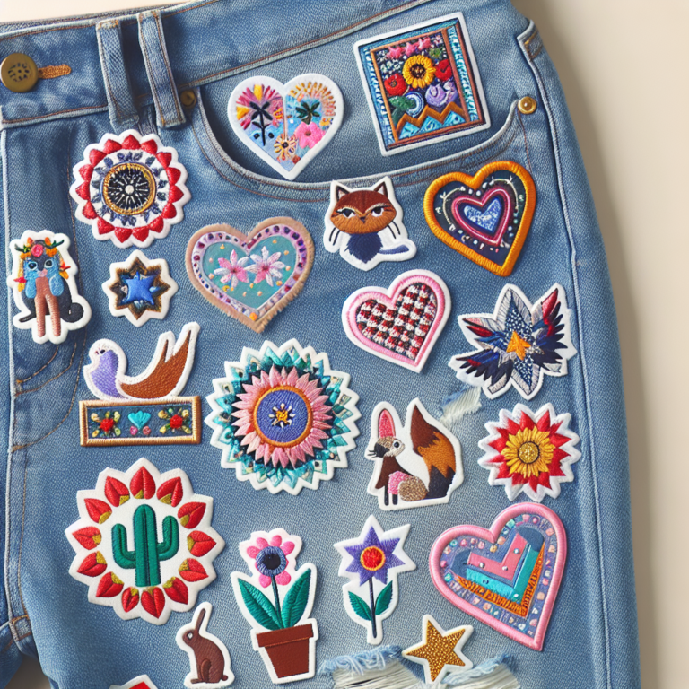  "Embellish and Repair: Decorative Patches for Jeans