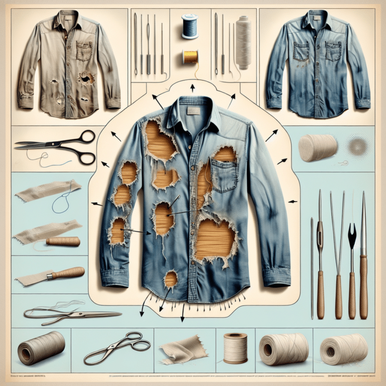 How to Mend Torn Cotton Shirts Effortlessly