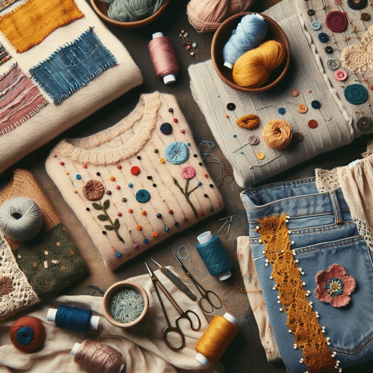 Visible Mending Design Ideas for the Sustainable Fashionista